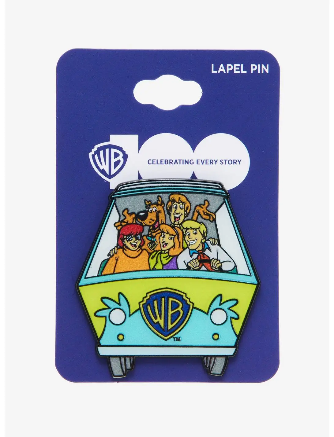 Warner Bros. 100 Scooby-Doo! Mystery Machine Group Portrait Enamel Pin - BoxLunch Exclusive