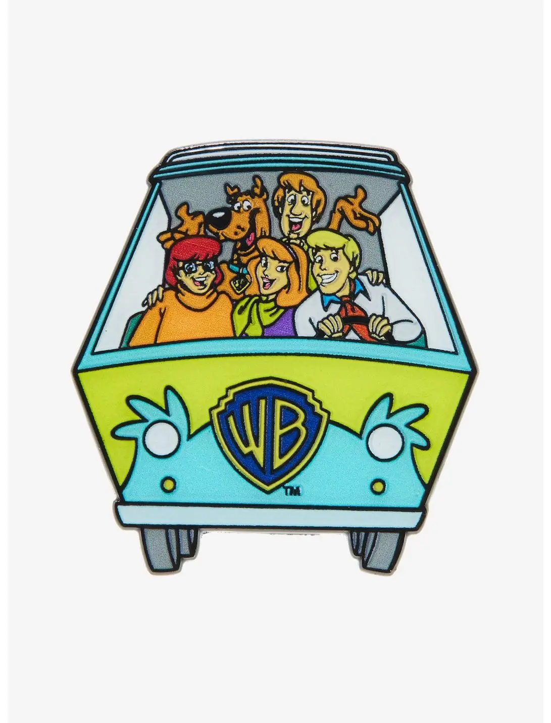 Warner Bros. 100 Scooby-Doo! Mystery Machine Group Portrait Enamel Pin - BoxLunch Exclusive
