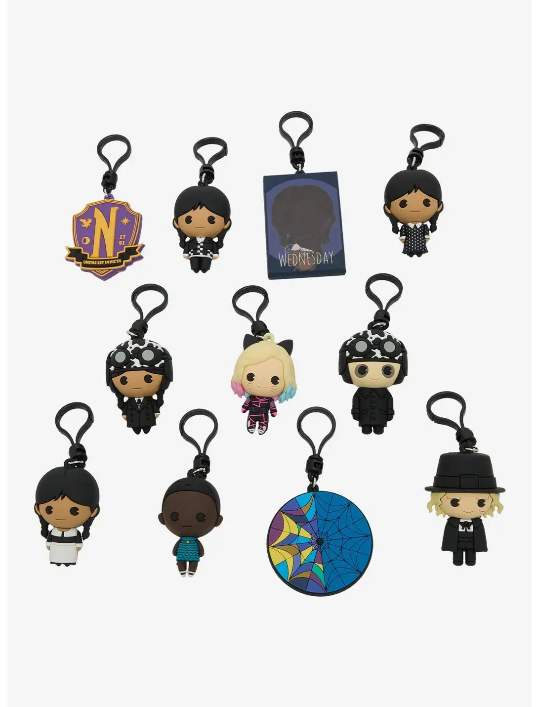Wednesday Icons Blind Bag Figural Bag Clip