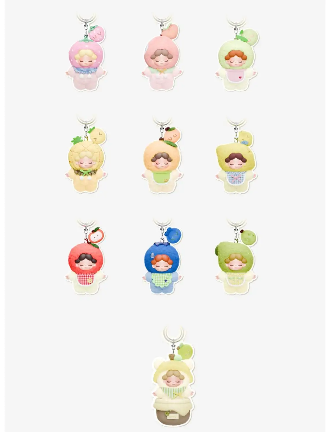 Wendy Fruit Party Blind Box Plush Keychain