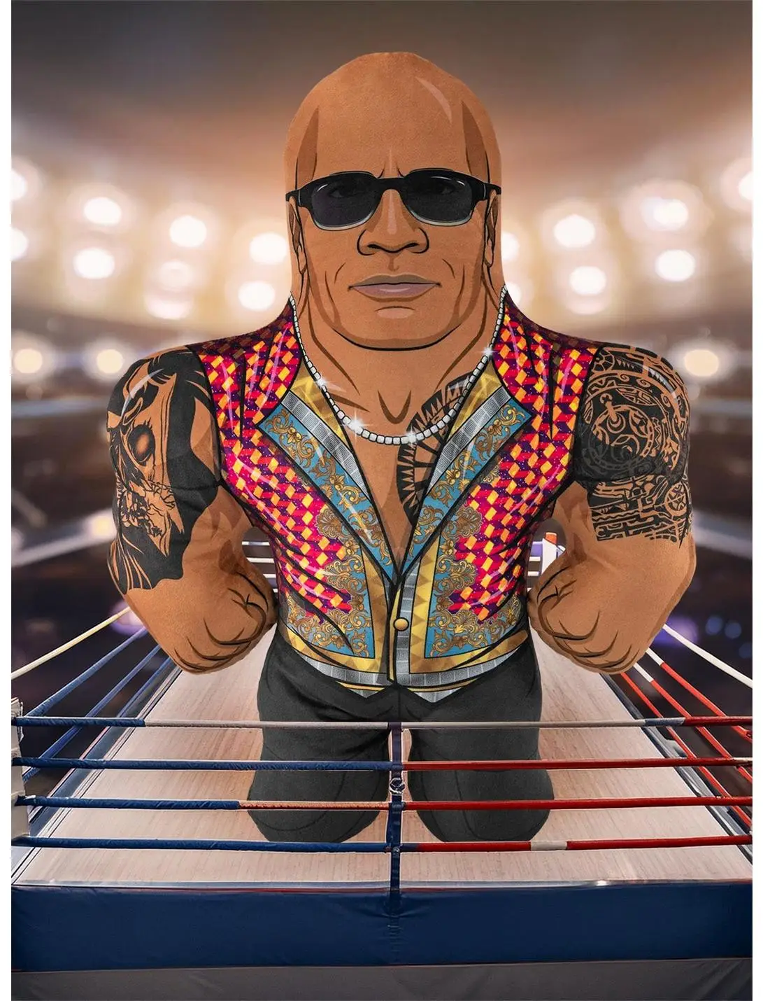 WWE The Rock Final Boss 24" Bleacher Buddy Bleacher Creatures