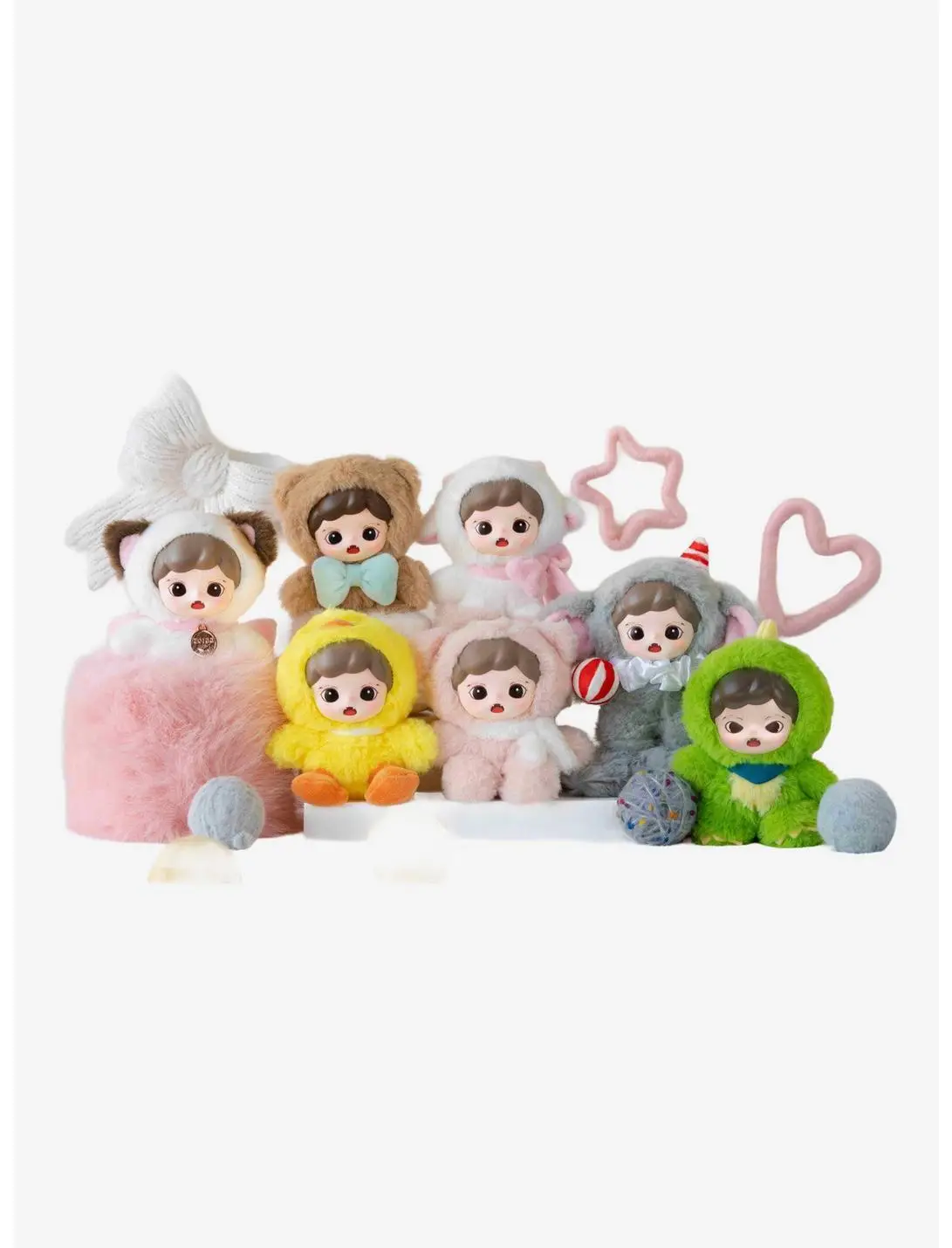 Zoraa Fluffy Cabin Series Blind Box Plush Keychain